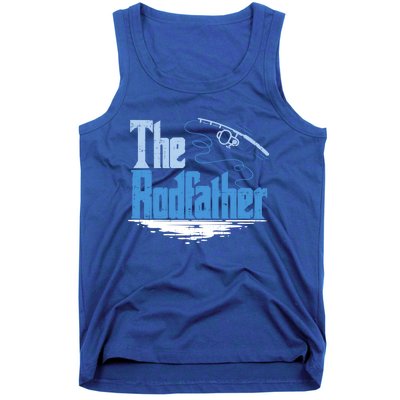 The Rodfather Funny Fishing Parody Gift Meaningful Gift Tank Top