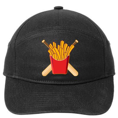 Team Rally Fries 7-Panel Snapback Hat
