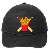 Team Rally Fries 7-Panel Snapback Hat