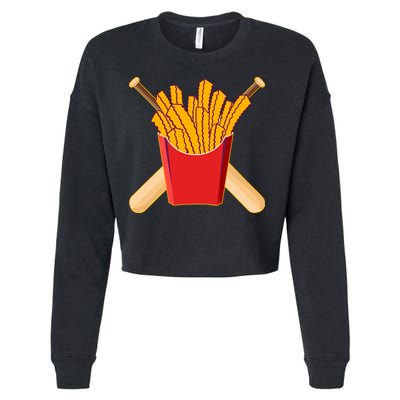 Team Rally Fries Cropped Pullover Crew