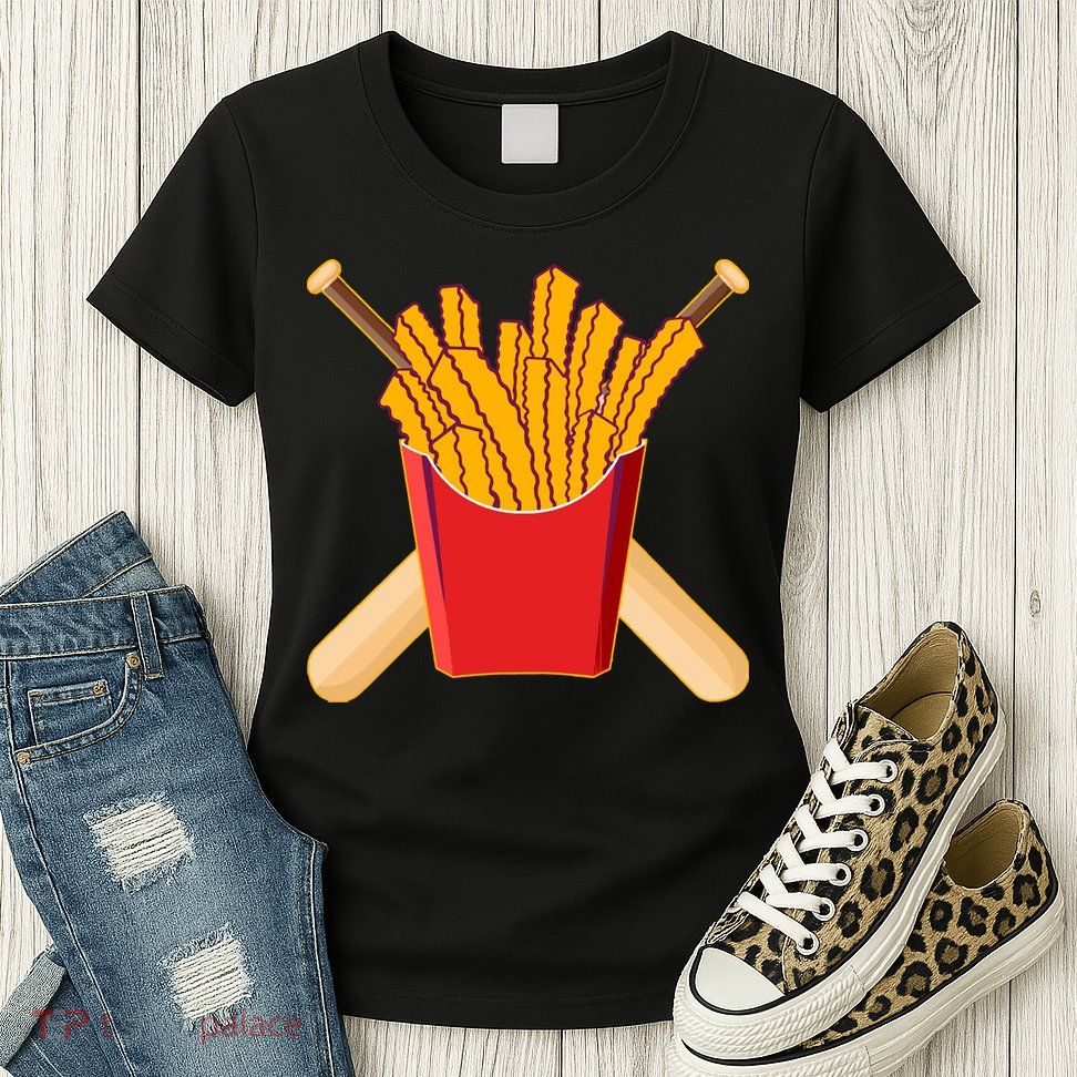 Team Rally Fries Womens T-Shirt