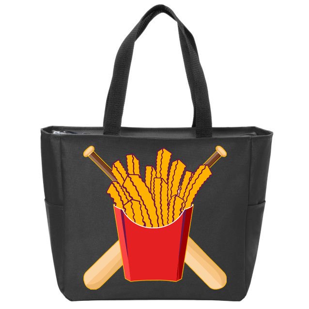 Team Rally Fries Zip Tote Bag