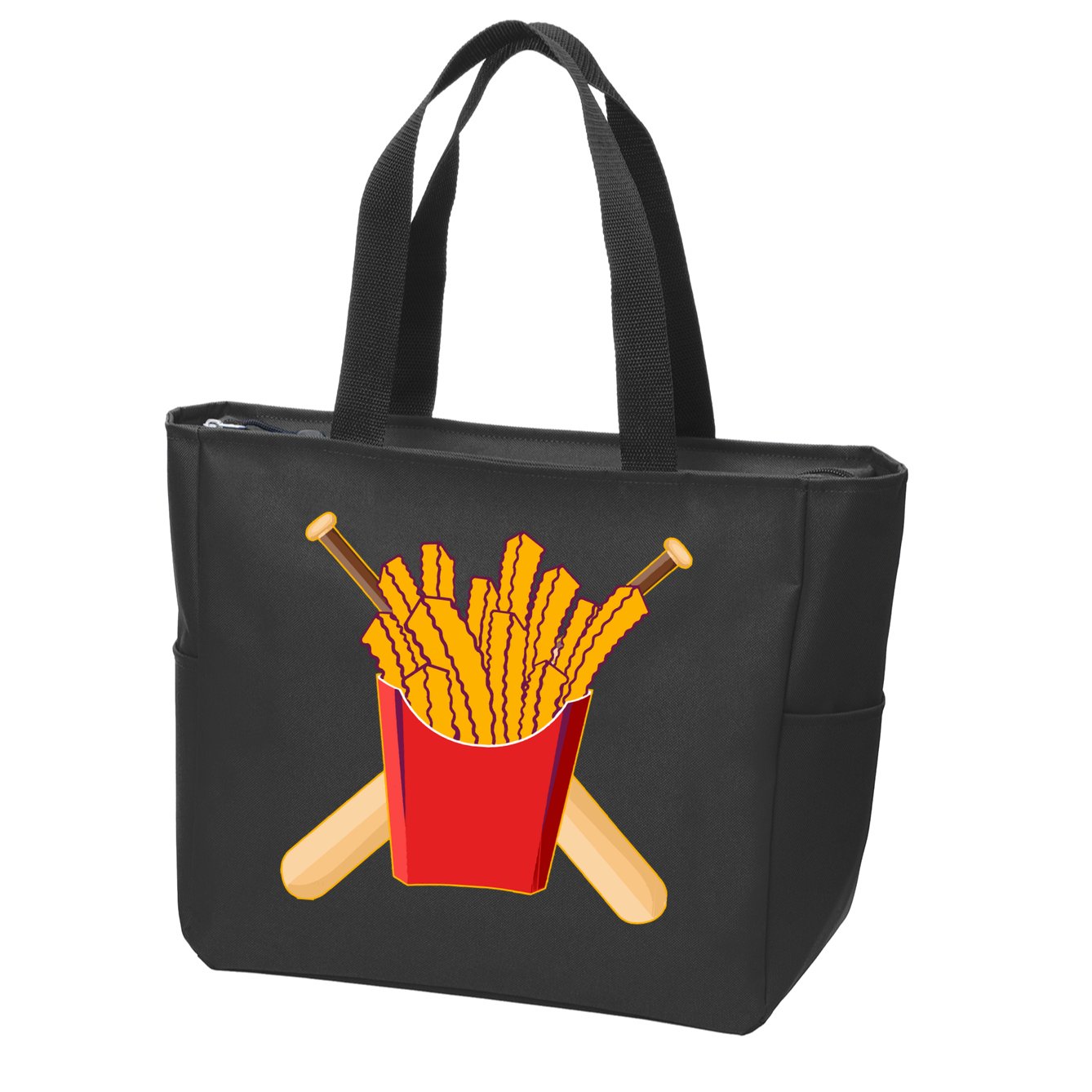 Team Rally Fries Zip Tote Bag