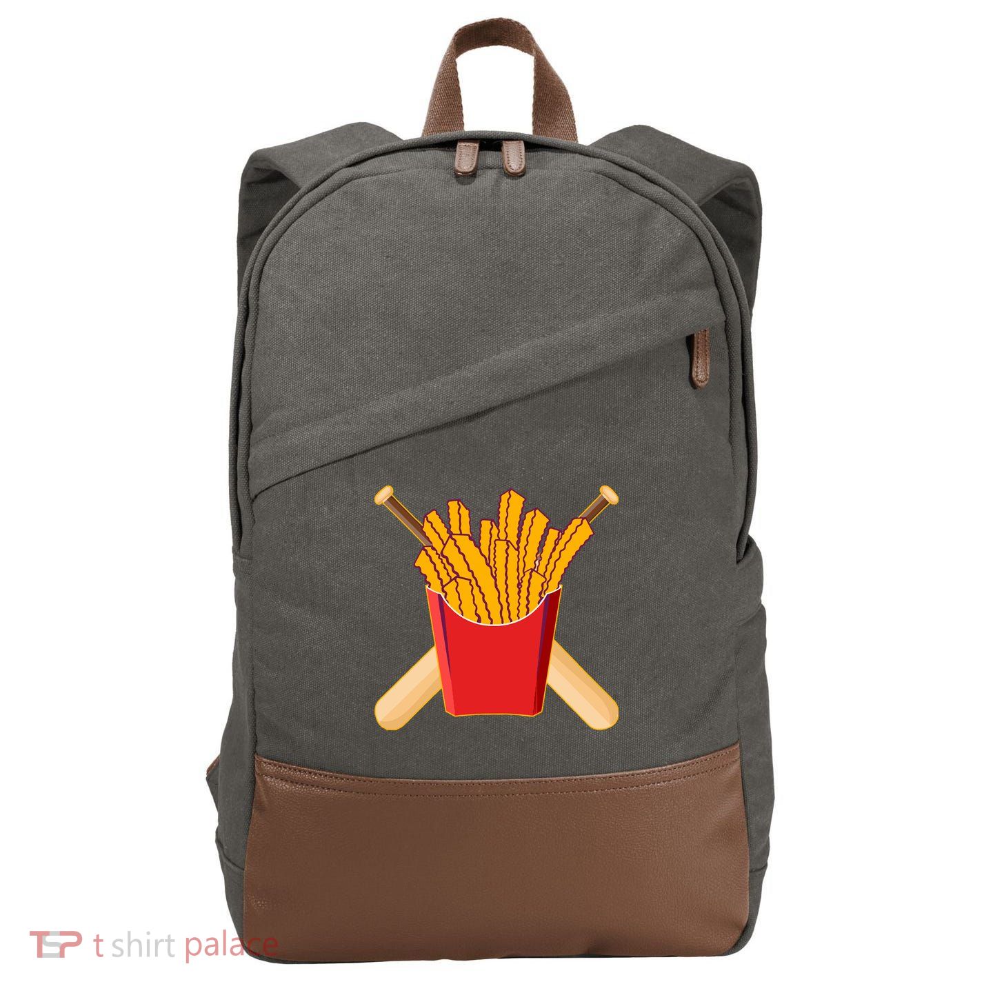 Team Rally Fries Cotton Canvas Backpack