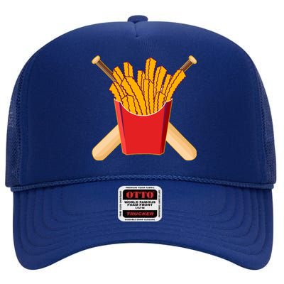 Team Rally Fries High Crown Mesh Back Trucker Hat