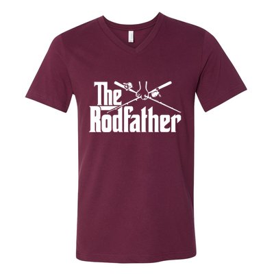 The Rodfather Funny V-Neck T-Shirt