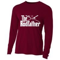 The Rodfather Funny Cooling Performance Long Sleeve Crew