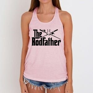 The Rodfather Funny Women's Knotted Racerback Tank