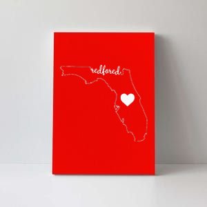 Teacher Red For Ed RedForEd Florida Public Education Gift Canvas