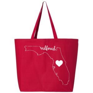 Teacher Red For Ed RedForEd Florida Public Education Gift 25L Jumbo Tote