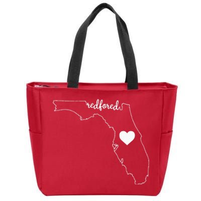 Teacher Red For Ed RedForEd Florida Public Education Gift Zip Tote Bag