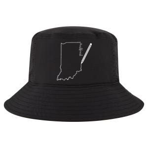 Teacher Red For Ed RedForEd Indiana Pencil Drawing Gift Cool Comfort Performance Bucket Hat