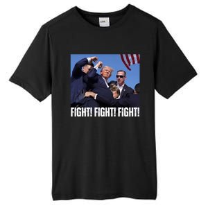 Trump Rally Fight Trump Rally Fight! Fight! Fight! Gift Tall Fusion ChromaSoft Performance T-Shirt