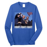 Trump Rally Fight Trump Rally Fight! Fight! Fight! Gift Long Sleeve Shirt