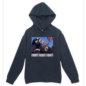 Trump Rally Fight Trump Rally Fight! Fight! Fight! Gift Urban Pullover Hoodie