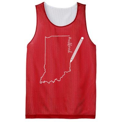 Teacher Red For Ed RedForEd Florida Public Education Gift Mesh Reversible Basketball Jersey Tank