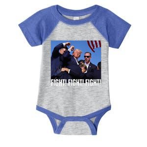 Trump Rally Fight Trump Rally Fight! Fight! Fight! Infant Baby Jersey Bodysuit