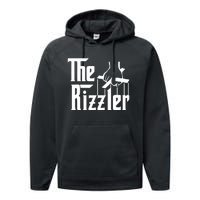 The Rizzler Funny Meme Performance Fleece Hoodie