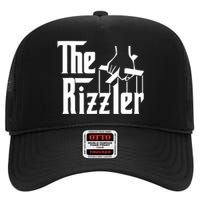 The Rizzler Funny Meme High Crown Mesh Back Trucker Hat