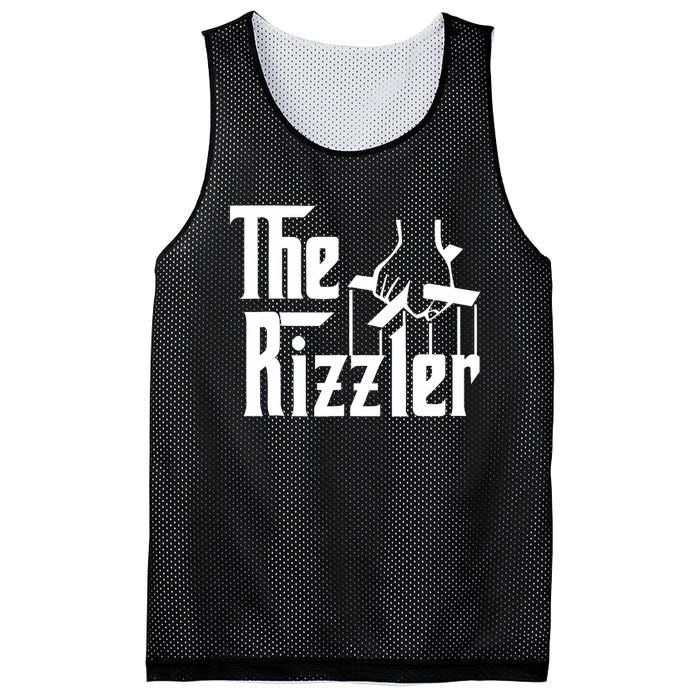 The Rizzler Funny Meme Mesh Reversible Basketball Jersey Tank