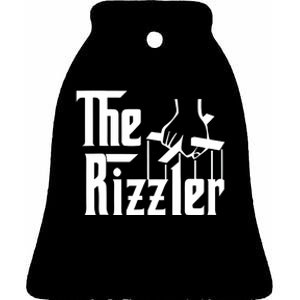 The Rizzler Funny Meme Ceramic Bell Ornament