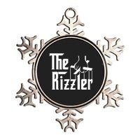 The Rizzler Funny Meme Metallic Star Ornament