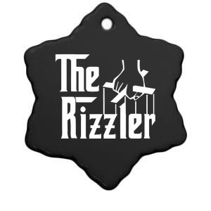 The Rizzler Funny Meme Ceramic Star Ornament