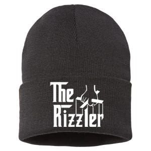 The Rizzler Funny Meme Sustainable Knit Beanie