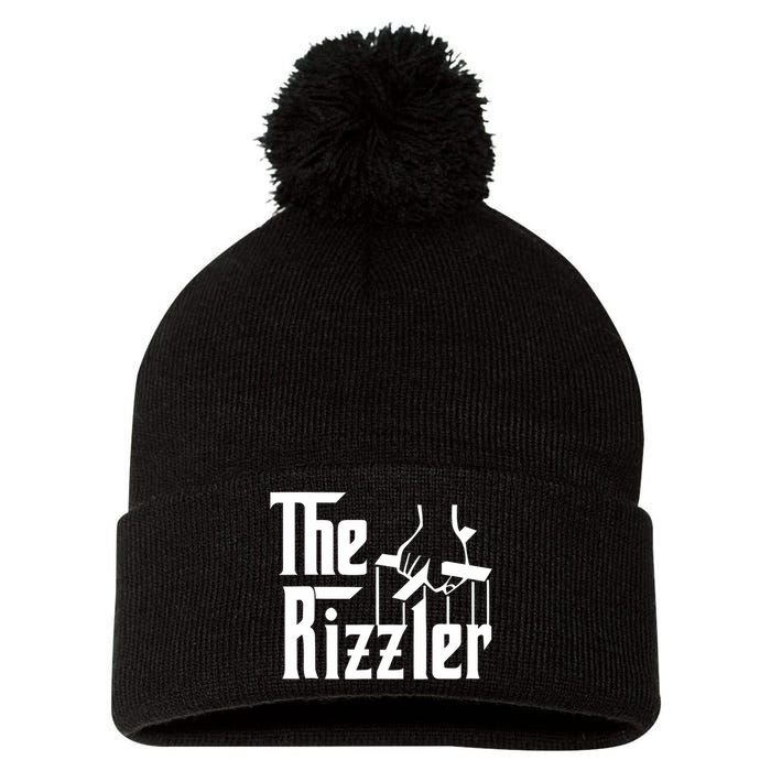 The Rizzler Funny Meme Pom Pom 12in Knit Beanie