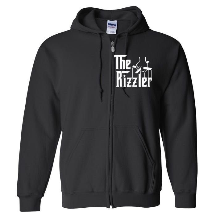 The Rizzler Funny Meme Full Zip Hoodie