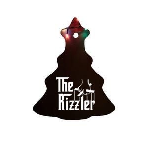 The Rizzler Funny Meme Ceramic Tree Ornament