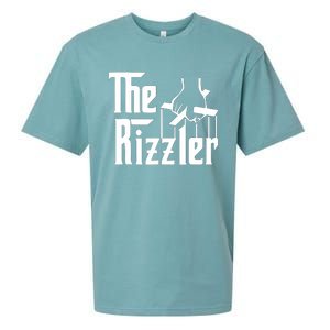 The Rizzler Funny Meme Sueded Cloud Jersey T-Shirt