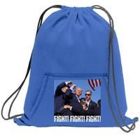 Trump Rally Fight Trump Rally Fight! Fight! Fight! Gift Sweatshirt Cinch Pack Bag