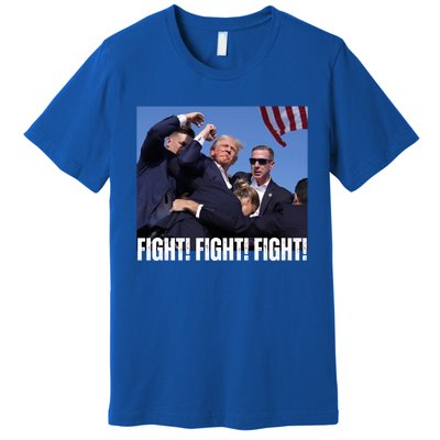 Trump Rally Fight Trump Rally Fight! Fight! Fight! Gift Premium T-Shirt