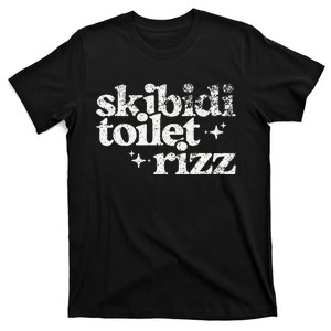 Toilet Rizz Funny Meme T-Shirt