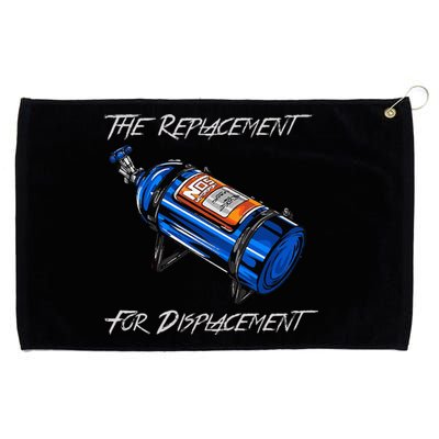 The Replacement For Displacement Nitrous Bottle Grommeted Golf Towel