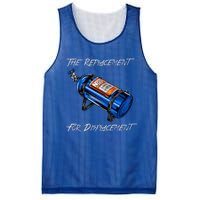 The Replacement For Displacement Nitrous Bottle Mesh Reversible Basketball Jersey Tank