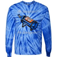 The Replacement For Displacement Nitrous Bottle Tie-Dye Long Sleeve Shirt