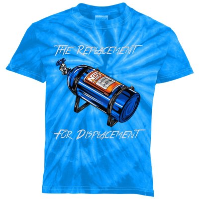 The Replacement For Displacement Nitrous Bottle Kids Tie-Dye T-Shirt