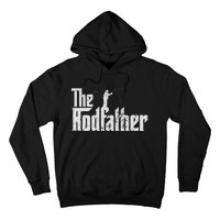 The Rodfather Funny Fishing Lover Rod Fish Dad Fisherman Hoodie