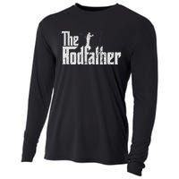 The Rodfather Funny Fishing Lover Rod Fish Dad Fisherman Cooling Performance Long Sleeve Crew