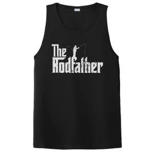 The Rodfather Funny Fishing Lover Rod Fish Dad Fisherman PosiCharge Competitor Tank