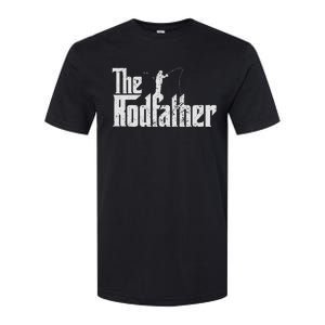 The Rodfather Funny Fishing Lover Rod Fish Dad Fisherman Softstyle CVC T-Shirt