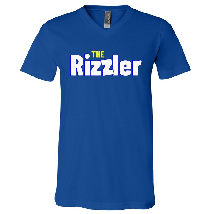 The Rizzler For The Rizz God V-Neck T-Shirt