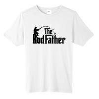 The Rodfather Funny Father’S Day Fisherman Dad Tall Fusion ChromaSoft Performance T-Shirt