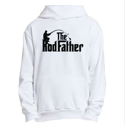 The Rodfather Funny Father’S Day Fisherman Dad Urban Pullover Hoodie