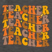 Teacher Retro Fall Cute Gift Vector Backpack