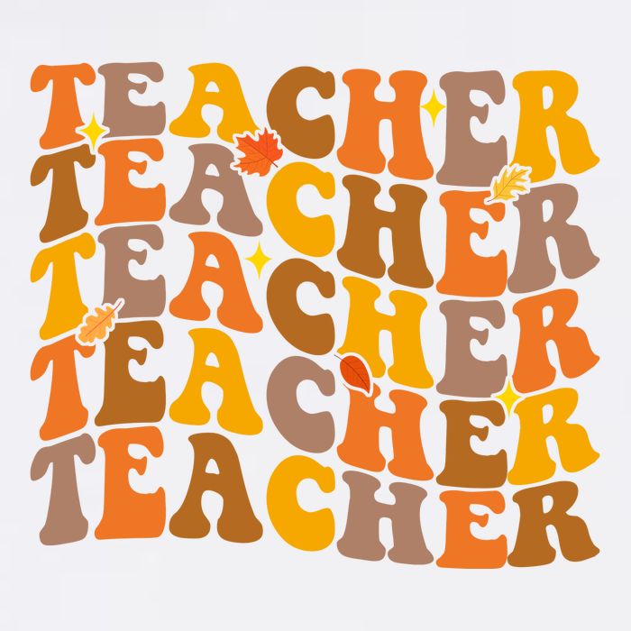 Teacher Retro Fall Cute Gift 11oz C Handle Ceramic Mug