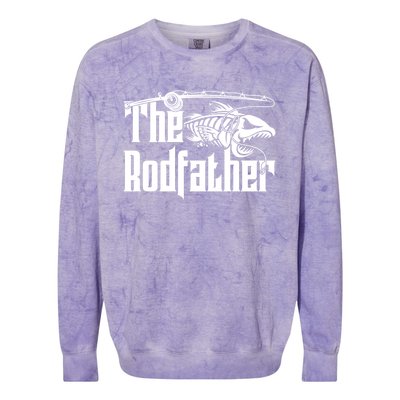 The Rodfather | Fishing Colorblast Crewneck Sweatshirt