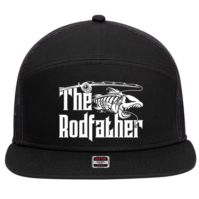 The Rodfather | Fishing 7 Panel Mesh Trucker Snapback Hat